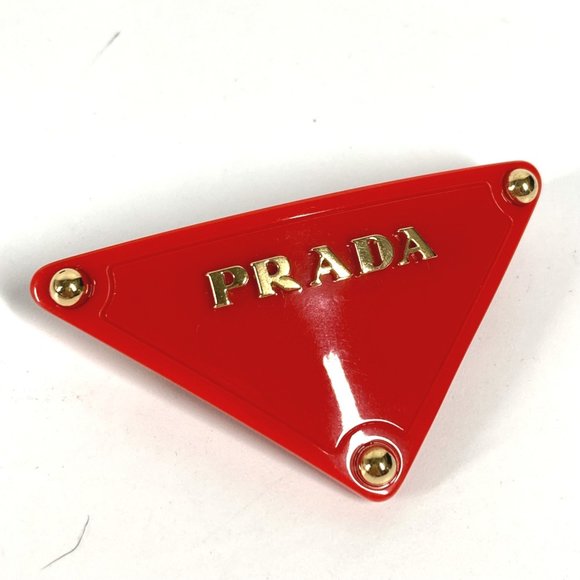 PRADA Jewelry - PRADA hair accessories hair pin Valletta Red Gold